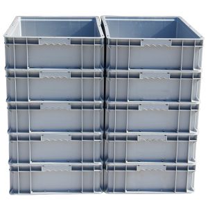 Stackable PP Plastic Logistics Boxes for Industrial Tool Storage Stackable and