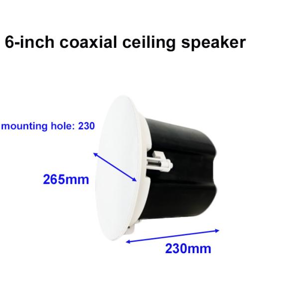 Buy 6" Coaxial Speaker Commercial Speakers Ceiling Public Address System Speaker at wholesale prices