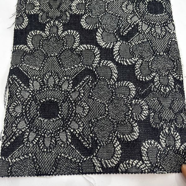 Buy 150cm 10 Oz Jacquard Denim Fabric For Jackets Coat at wholesale prices