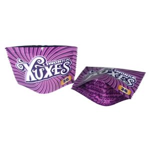 Holographic Moistureproof Mylar Weed Bags Custom Cbd Gummies Packaging