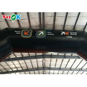 12M Inflatable Arch Bicycle Inflatable Finish Line Arch Custom Printed Logo