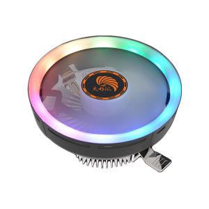 20dBA CPU Cooler Fans Heatsink Aluminum LED Multicolor Radiators Low Noise 58CFM