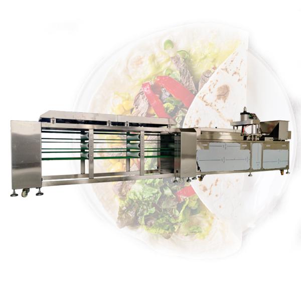 Small Output 800pcs/h 100mm Roti Making Equipment