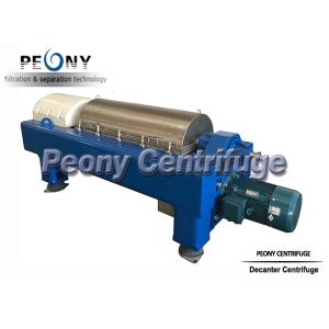 Poultry Wastewater Automatic Decanter Centrifuges Horizontal Structure