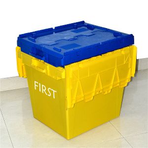 Stackable Plastic Crates Manufacturing FIRST Solid Box Plastic Moving Containers