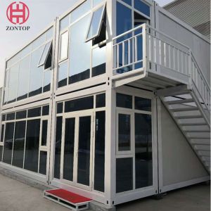 Zontop Container House Custom Roof Stairs Luxury Prefabricated Houses Container