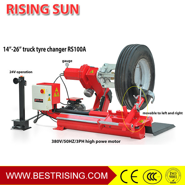Buy CE approved 220V Heavy duty tire changer truck service equipment for sale CE at wholesale prices