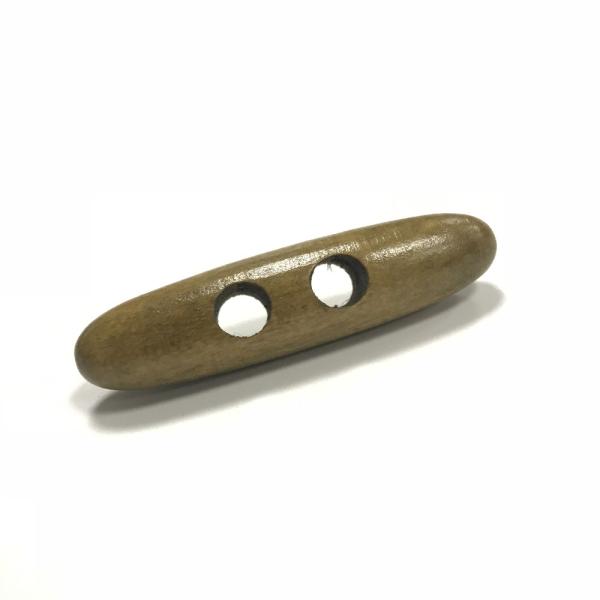 Fashion two holes high-grade natural environmental friendly wooden toggle button
