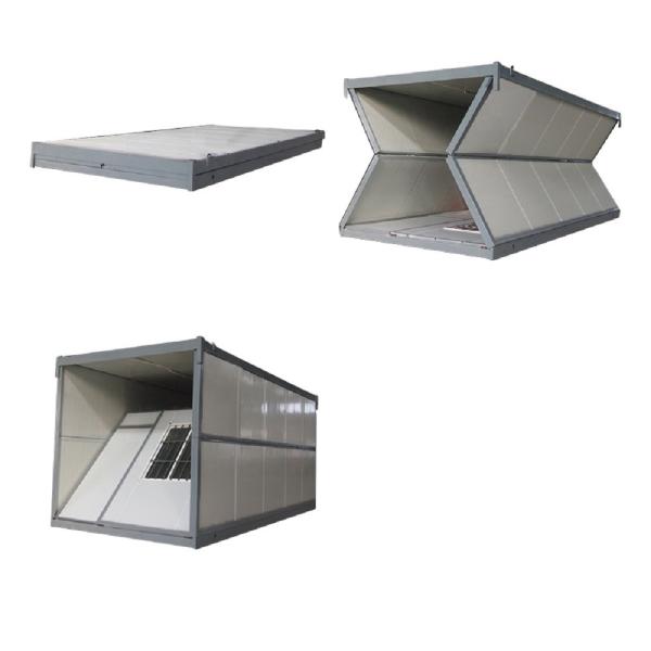 Buy Easy-to-Assemble 20ft Folding Container House with Bathroom and Galvanized Steel Frame at wholesale prices
