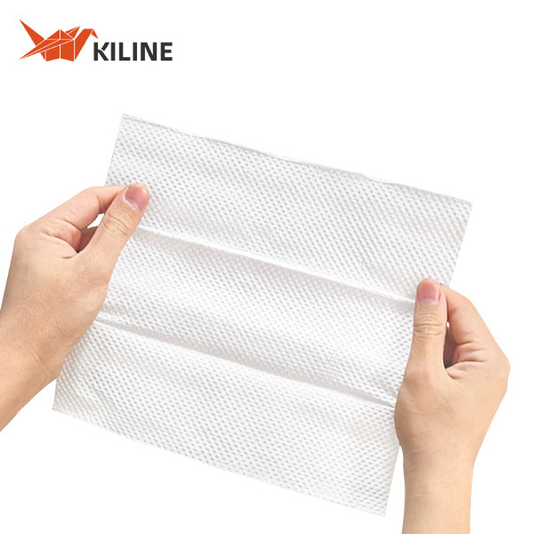 Buy 40gsm White V Fold Disposable Hand Towels 200 Sheets Pack at wholesale prices