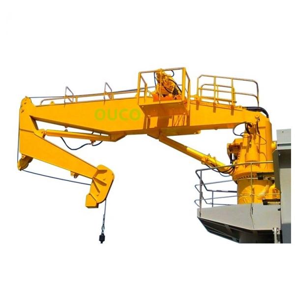 Buy 100t 10m Heavy Duty Hydraulic Knuckle Boom Crane at wholesale prices