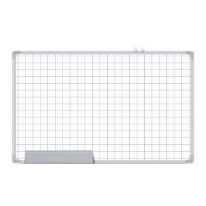 Silver Hanging Magnetic Whiteboard With Hooks Eco - Friendly Design