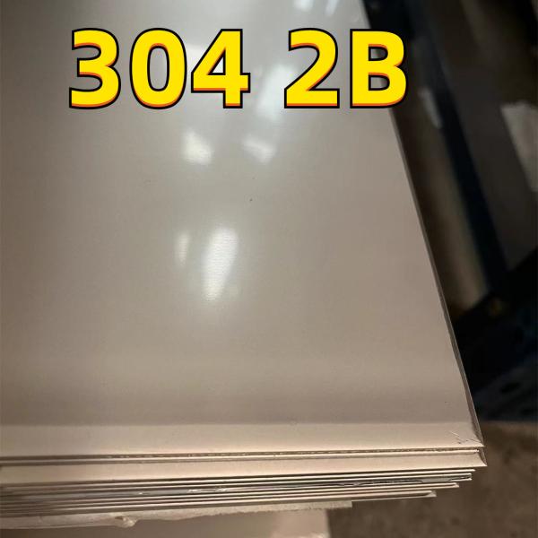 Buy ASTM A240 AISI 304  SUS304 1.4301  Cold Rolled Stainless Steel Sheet 2B Surface 1.0*1220*2440mm at wholesale prices