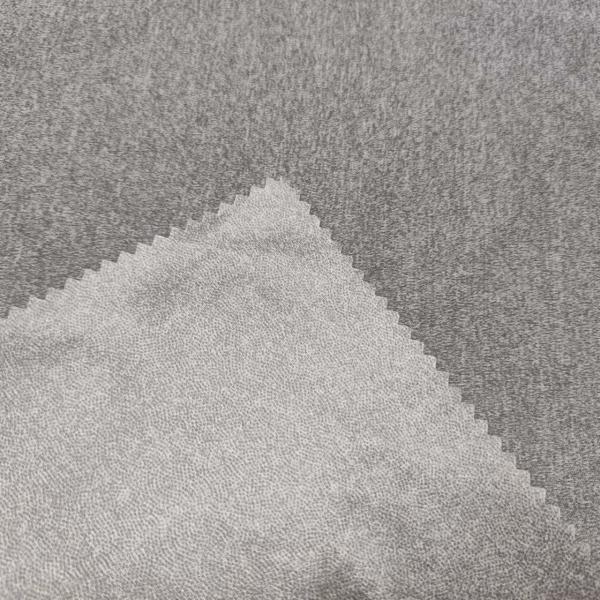 100% Polyester 90 G Knitted Grey PU Coated Outdoor Down Fabric 150 Cm