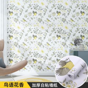 Self Adhesive Waterproof 3D Natural Flower Wallpaper for Easy Installation on