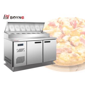 330w Commercial Refrigeration Equipment Pizza Working Table Refrigerator