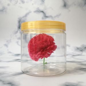 Customizable Plastic Storage Jars With Airtight Aluminum Foil Lids