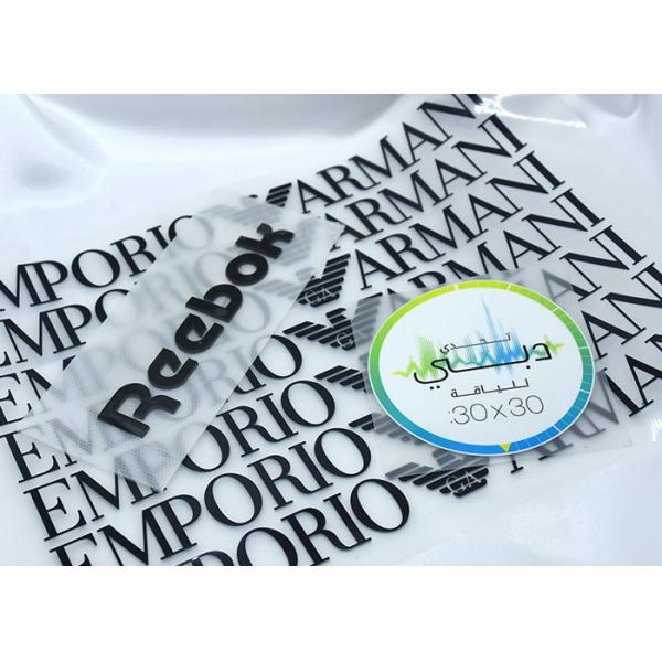 Buy Monochrome Letters PET 3D Silicone Heat Transfer Label Eagle Pattern at wholesale prices