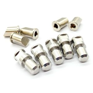 Precision CNC Machined Stainless Steel Connector Set