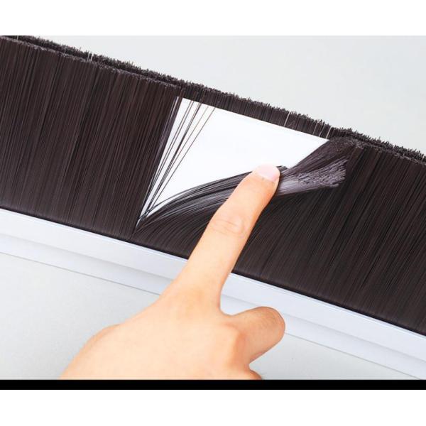 Industrial Customized Aluminum Alloy Black Nylon Wind Turbine Seal Arc Brush For Hood Seal