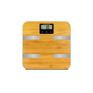 Battery Powered 396LBS Bamboo Bathroom Scale