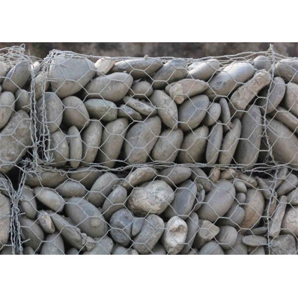 Buy Easily Assembled Gabion Mesh Retaining Wall Galvanized Gabion Stone Baskets at wholesale prices
