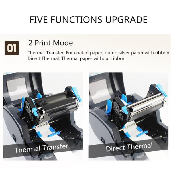 104mm Barcode Label Printer For Logistics Shipping