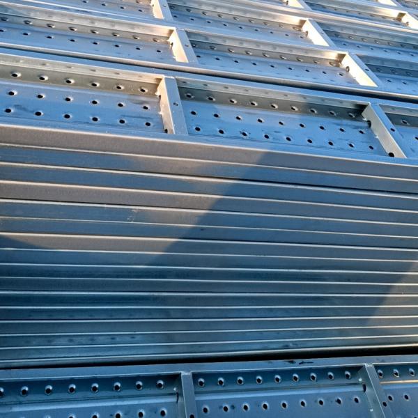 Spray Plastic Steel Staging Plank With Pre Galvanized Surface