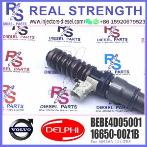 Direct Sale Diesel Fuel Injector 16650-00Z1B BEBE4D05001 For NISSAN 12 LITRE