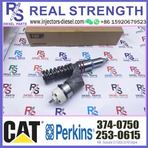 253-0615 2530615 Excavator C15 E365C E374D Engine Diesel Fuel Injector 3740750