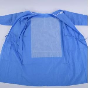 Trusted Blue Non Woven Surgical Gown SMS Patient Gown
