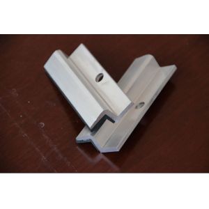 Steel Polished Solar Roof Mounting Systems , T66 Solar End Clamp