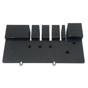 ODM OEM Aluminum Alloy Heat Sink for LED Light Heavy Duty Usage Punching Process