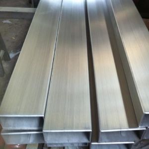 Bright Polished 300# 400# 600# Stainless Steel Square Pipe Tube Grade 201 304 in