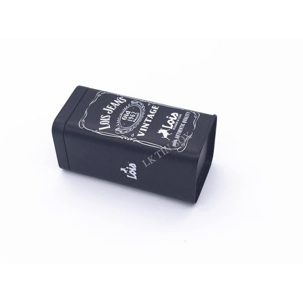 65x65x140Hmm Custom Printed Square Tin Box With Plug Lid For Clothes Packing