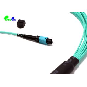 MTP Trunk Cable OM3 Pre - terminated Duplex 24F MTP Male to LC PC 50 / 125μm