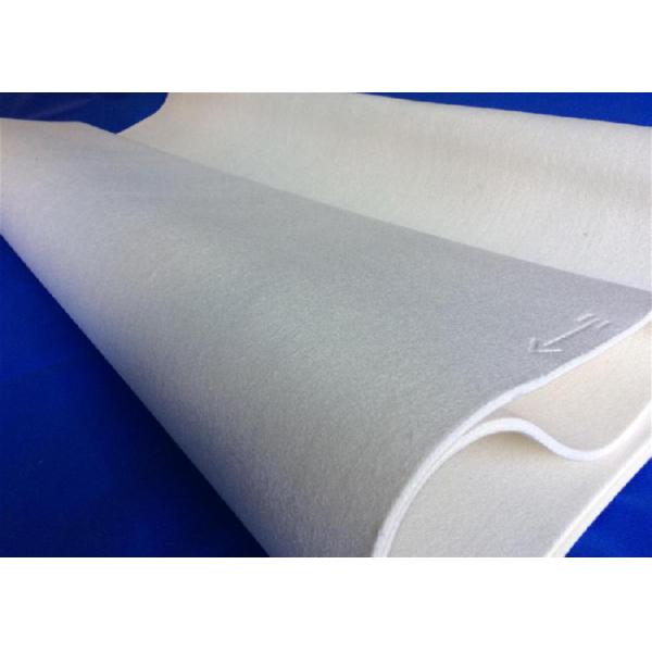 Buy Polyester 260 Degree White Color Sanforizing Needle Felt For Sanforizing Machine at wholesale prices