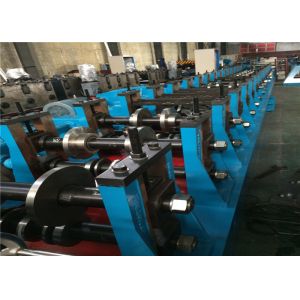 Fabricated Steel C Purlin Roll Forming Machine 15-30m/min Automatic Decoiler