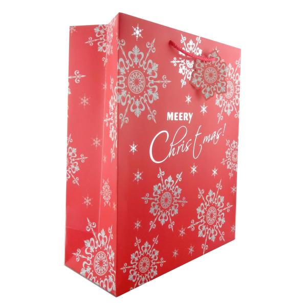 Buy Luxury Christmas Gift Paper Bags with Flower Patterns differnt colors at wholesale prices