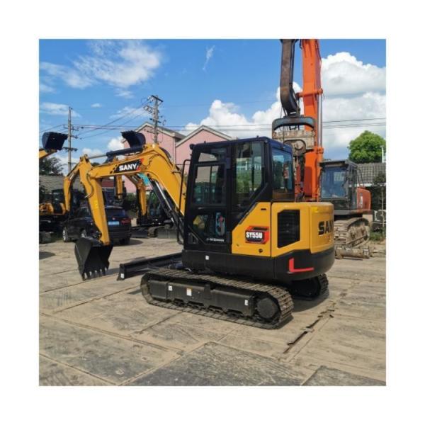 Buy Mini 5 Ton Original Design Excavator Sany SY55 with Blade and Original Hydraulic Pump at wholesale prices