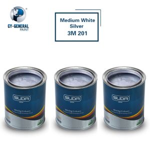 Quality 1L 1K Silver Paint White Car Auto Paint Restoration for sale