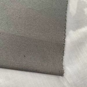 Plain Dyed Bullet Fabric CVC 65 35 Polyester Cotton Twill for Clothing Stock Lot
