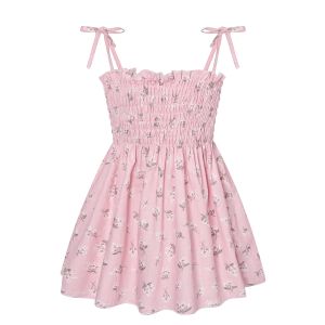 Children's Dress Clothing New Printing Summer Girls' Suspender Dress