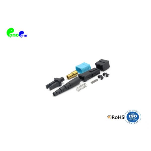 Buy Fiber Optic Connectors 12F MPO Female OM3 With 50 / 125μm Aqua Plastic China Made Brand at wholesale prices
