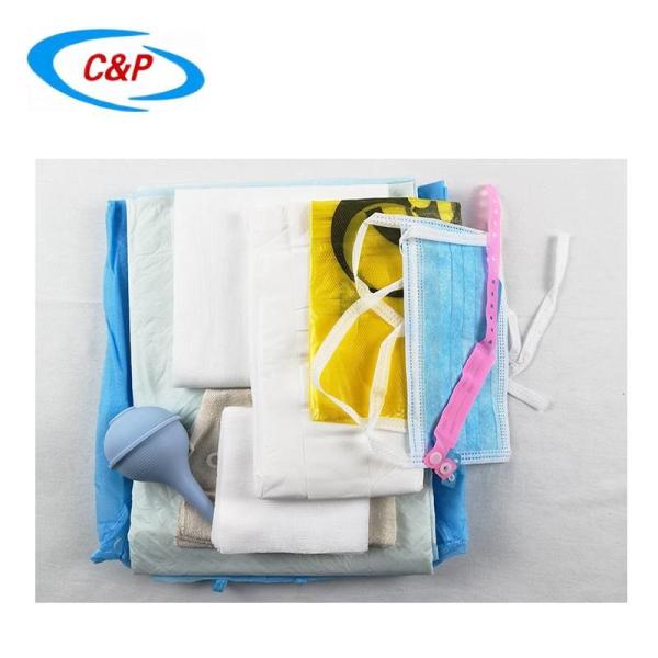 waterproof Baby Delivery Kit Surgical Drapes Disposable EN13795 certificated