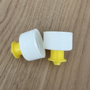 28/410 Plastic Cap Push Pull Cap with Customized Color in High Demand