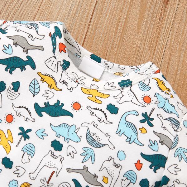 New Long Baby Creeper One Piece Baby Snap Baby Cotton With Printing Newborn Boys Girls Bodysuit Wholesale