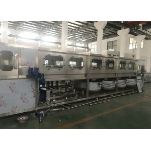 19L Bottle Washing Brushing SUS304 5 Gallon Filling Machine