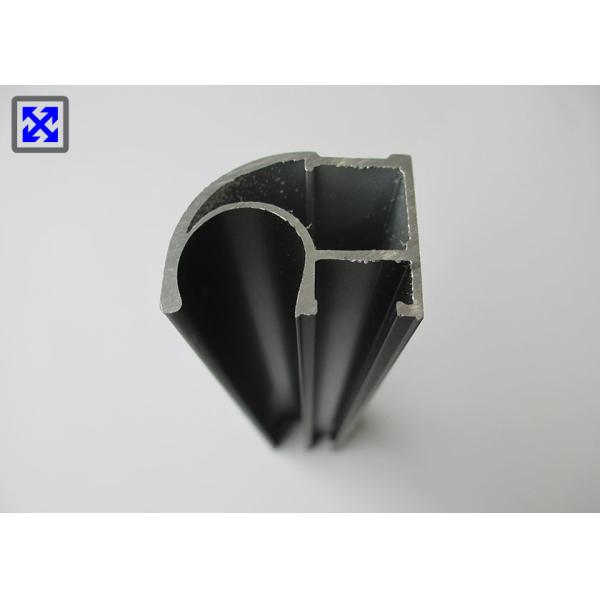 Buy 6005 / 6063 Alloy Aluminum Extrusion Profiles ISO Compliant For Hanging Curtains at wholesale prices