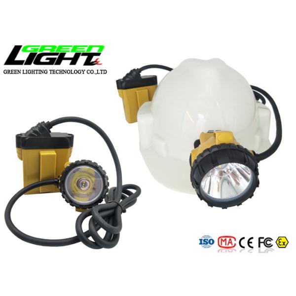 Buy 25000lux 3W 10.4Ah Rechargeable LED Mining Headlamp at wholesale prices